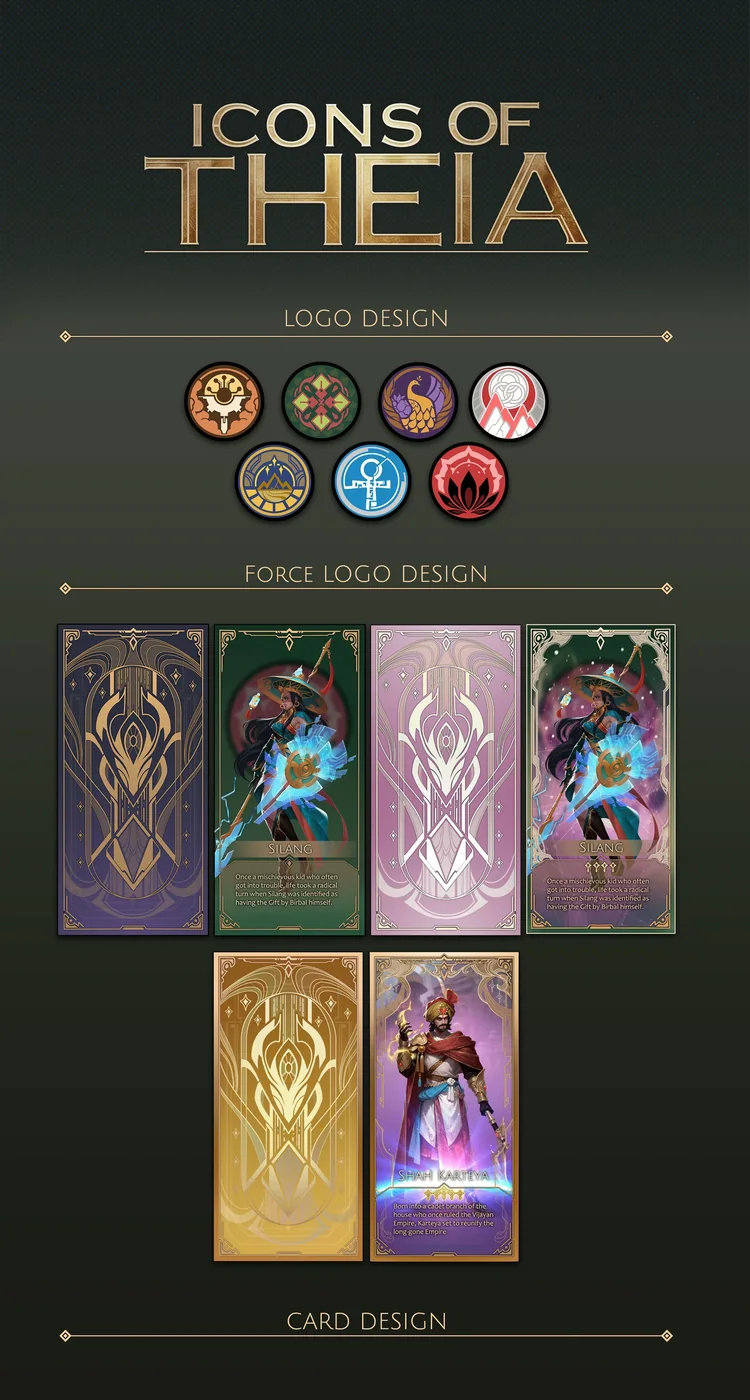 Icons of Theia — mobile UI system