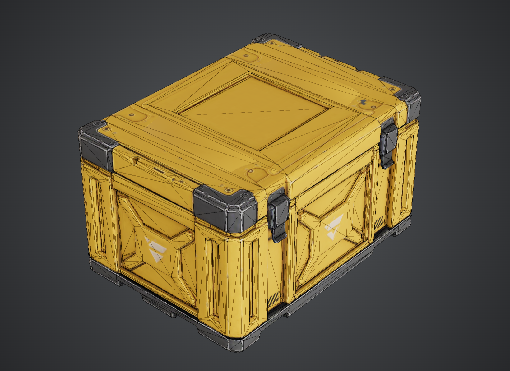 AI-generated yellow chest candidate
